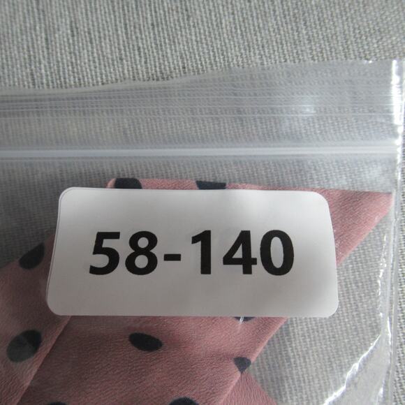 Eshakti Dress Womens Large 12 Pink Polka Dot Belted Shirt Preppy Feminine Work - Picture 7 of 7